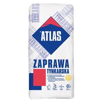 Zaprawa tynkarska Atlas do nakładania ręcznego (ZT) lub mechanicznego (ZTM) Zaprawa tynkarska Atlas do nakładania ręcznego (ZT) lub mechanicznego (ZTM)