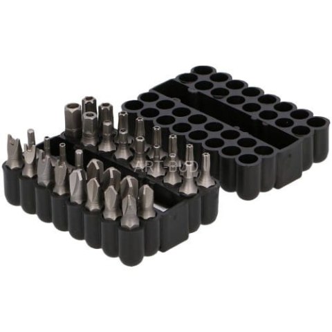 Końcówki wkrętarki bity zestaw - 33szt Faster Tools Końcówki wkrętarki bity zestaw - 33szt Faster Tools