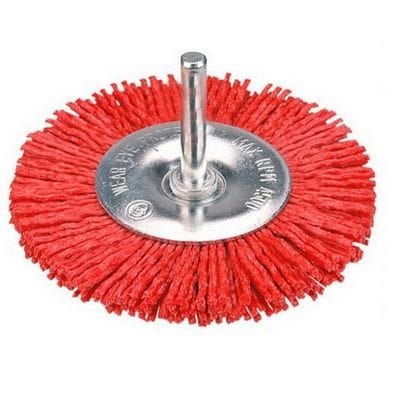 Szczotka tarczowa 100mm z trzpieniem 62H702 Verto Szczotka tarczowa 100mm z trzpieniem 62H702 Verto