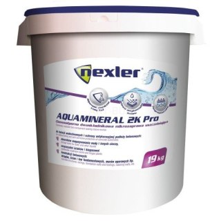 Chemoodporna dwuskładnikowa mikrozaprawa uszczelniająca NEXLER AQUAMINERAL 2K Pro 19 kg
