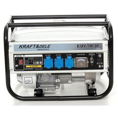 Przenośny agregat generator prądotwórczy jednofazowy 4800W 230V 6.5KM 12V KD118 Kraft&Dele Przenośny agregat generator prądotwórczy jednofazowy 4800W 230V 6.5KM 12V KD118 Kraft&Dele