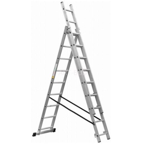 Drabina 3-elementowa 3 x 9 aluminiowa wielozadaniowa Drabina 3-elementowa 3 x 9 aluminiowa wielozadaniowa