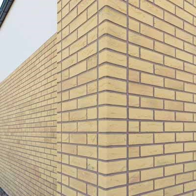 Zbliżenie na fakturę płytek klinkierowych Elastolith Zbliżenie na fakturę płytek klinkierowych Elastolith