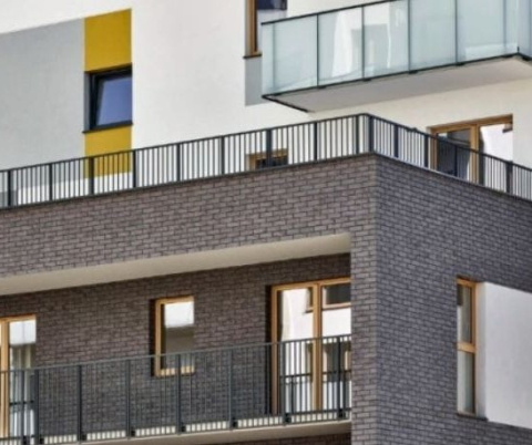 Mineralny klinkier Elastolith na elewacji domu