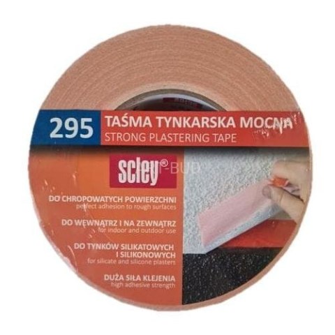 Taśma tynkarska mocna pomarańczowa 48X50m 295 Scley Kaem Taśma tynkarska mocna pomarańczowa 48X50m 295 Scley Kaem