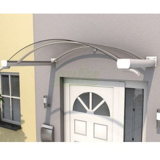 Zadaszenie nad drzwi wejściowe Efekt Stali Rondo BV SECCO 150 x 90 x 32 cm Gutta