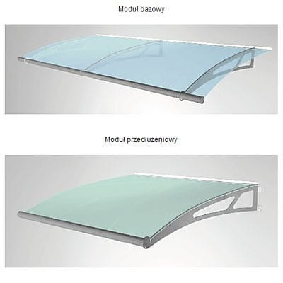 Zadaszenie Lightline z odporną na korozję stalą nierdzewną i aluminiową konstrukcją